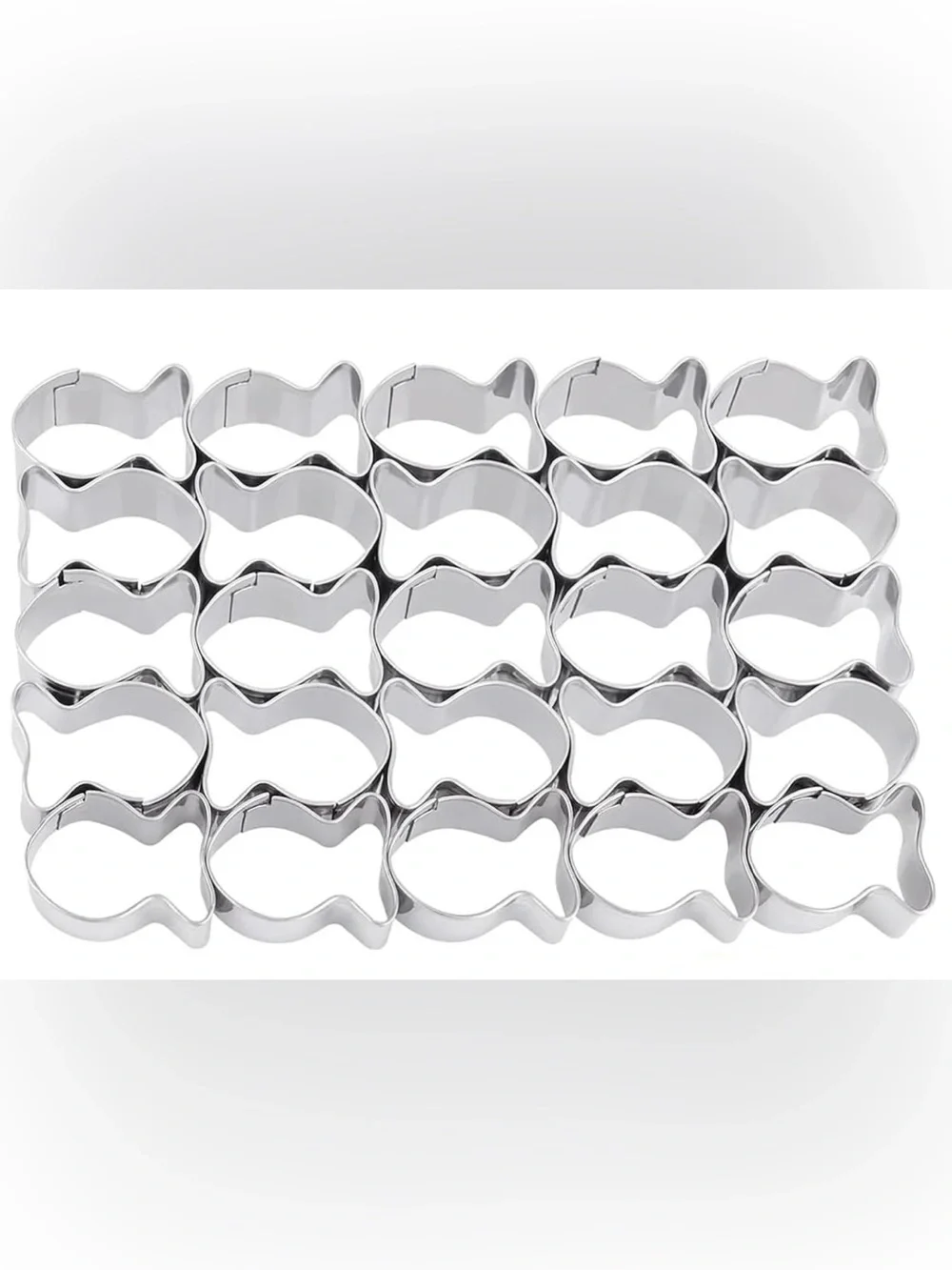 ❤️ Stainless Steel Goldfish Fish Cookie Cracker Cutter Baking Mold Clay